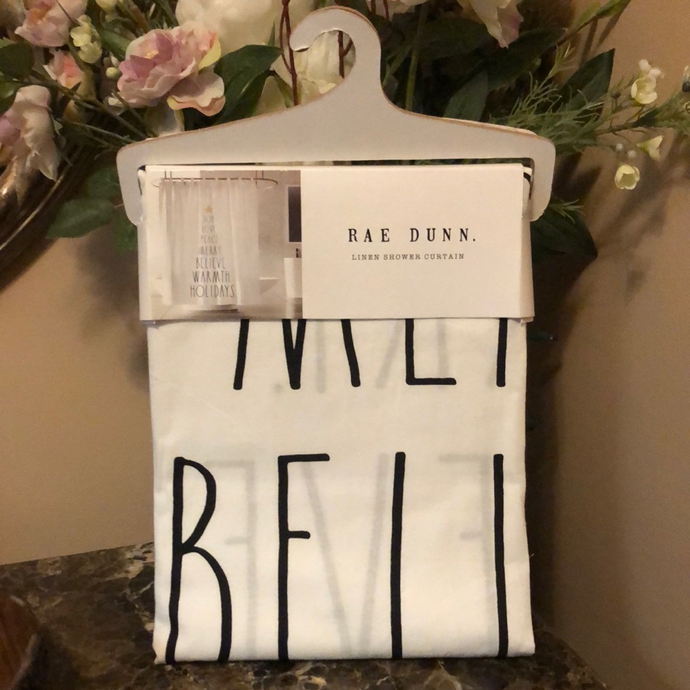 NWT Rae Dunn Linen Cotton Christmas Holidays